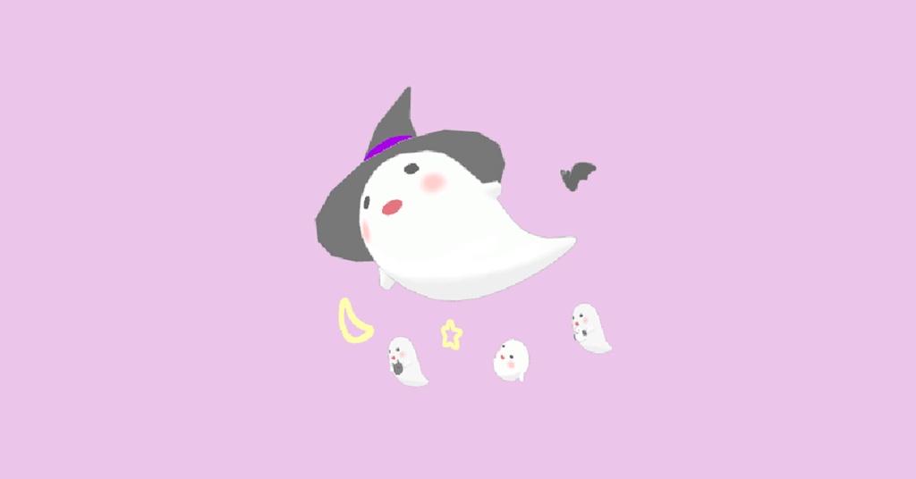 ふんわりおばけとヘアピンセット 7 items