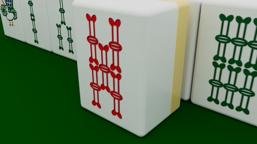 麻雀牌一式(季節牌なし)