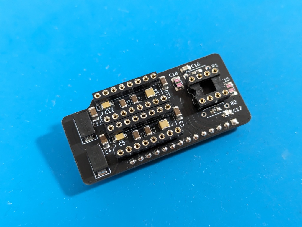 PCM1702P DAC BOARD Rev.1.0(艶なし黒基板)