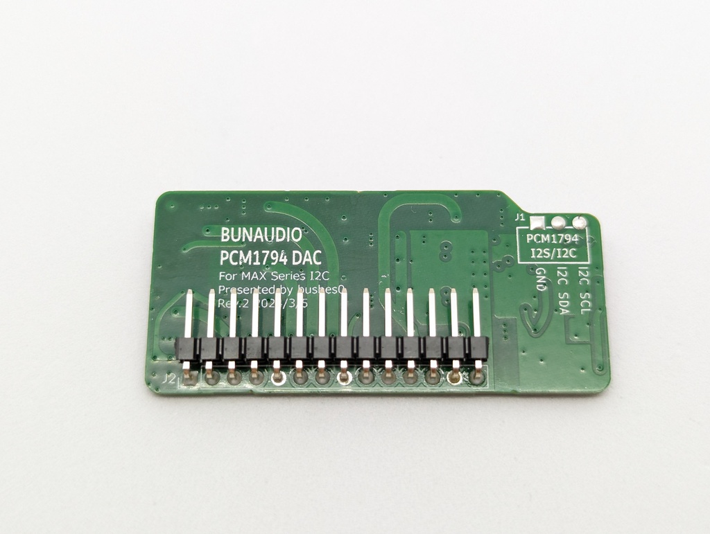 PCM1794 MAX DAC BOARD Rev.2(紫レジスト)