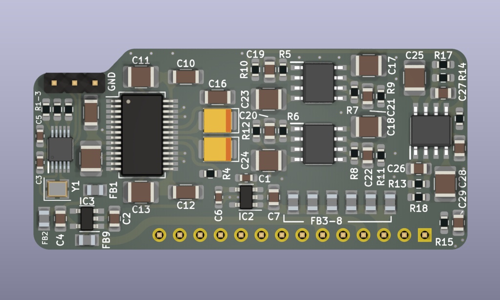 PCM1794 MAX DAC BOARD Rev.2(紫レジスト)