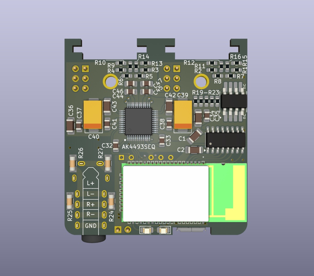 MONYACA9 AK4493SEQ BT Rev.3(緑レジスト)