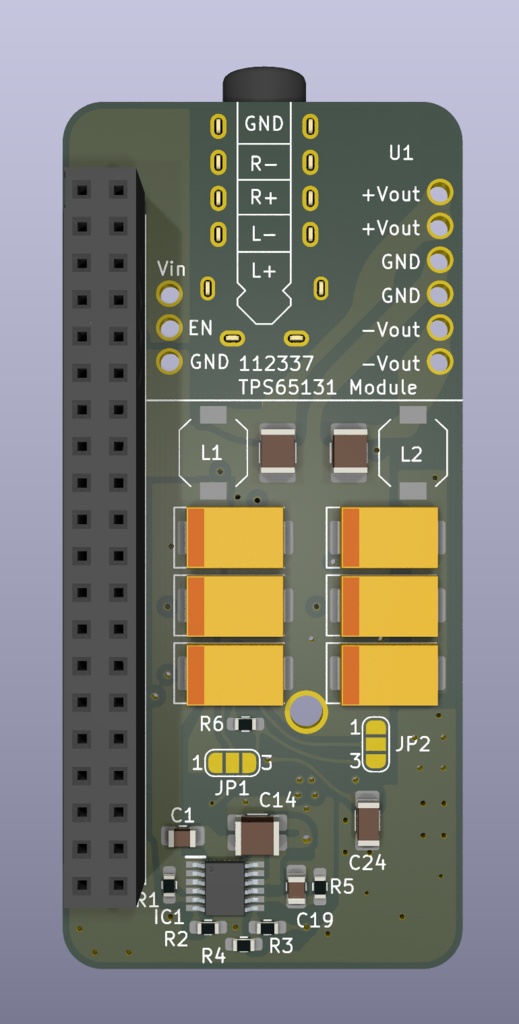 ES9039Q2M DAC BOARD Rev.0(緑レジスト)