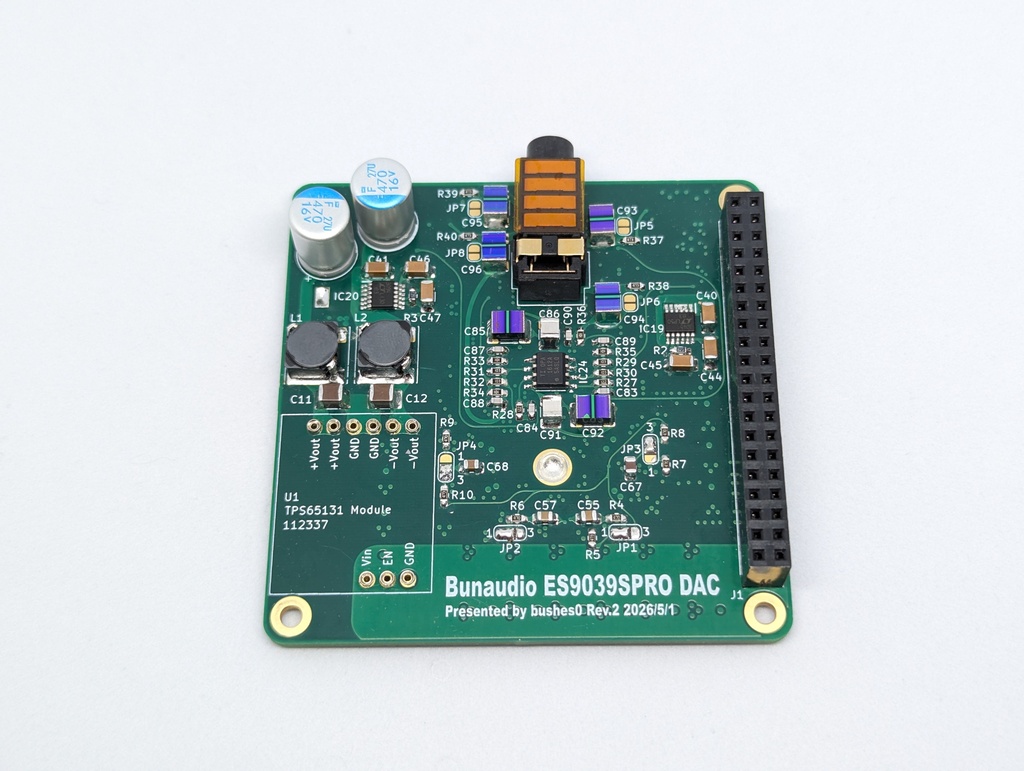 ES9039SPRO DAC Rev.2(緑レジスト)(オトモノ展示オフ特別価格)
