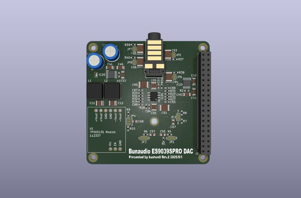 ES9039SPRO DAC Rev.2(緑レジスト)(オトモノ展示オフ特別価格)