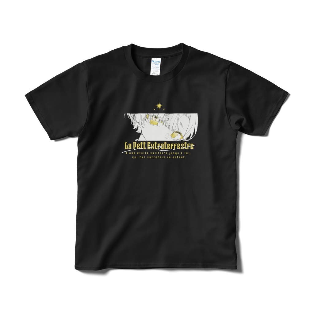 地球外生命体Tシャツ（黒）