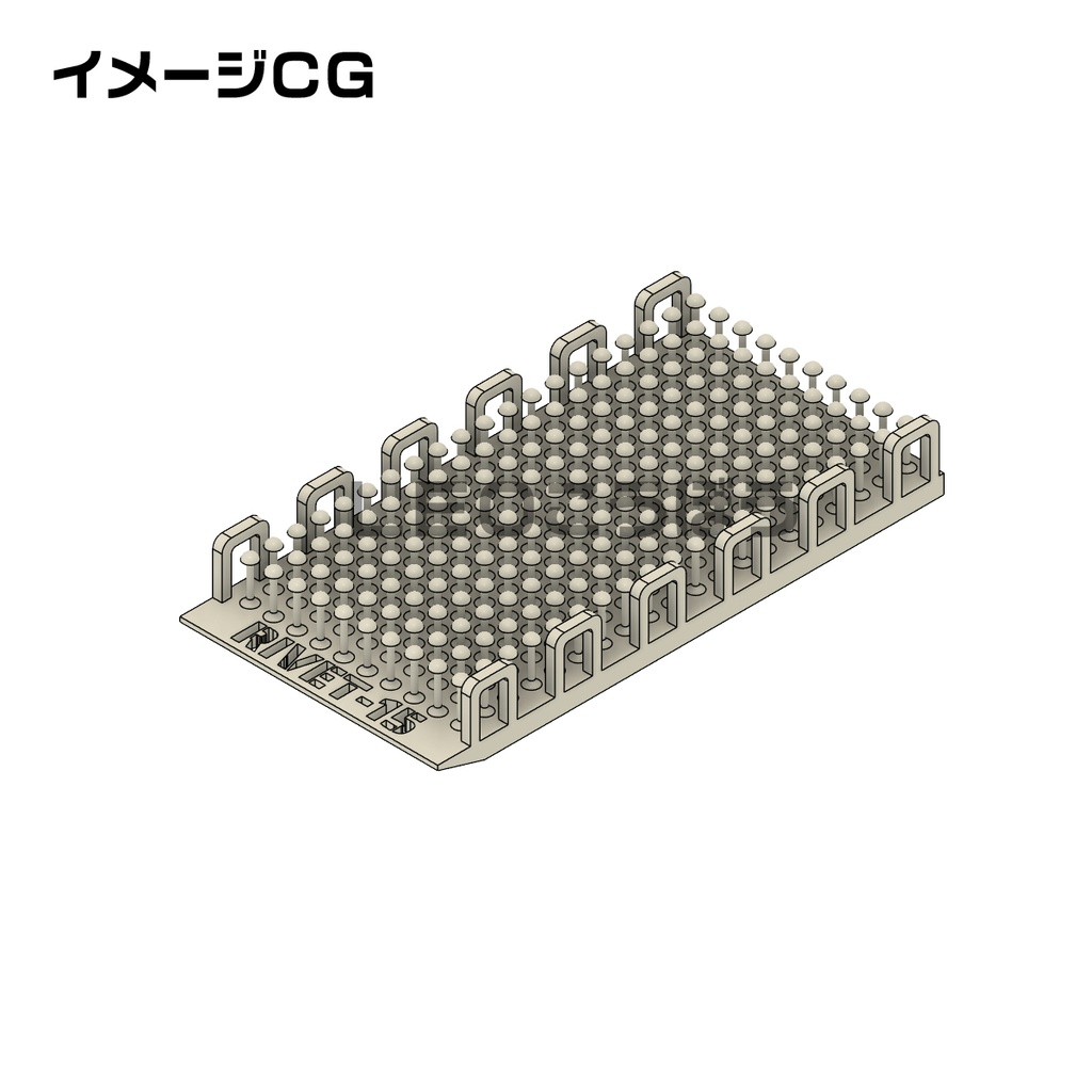 リベットモールド 直径:1.5mm ×200個 3Dプリンタ出力品 ディテールアップパーツ プラモデル用