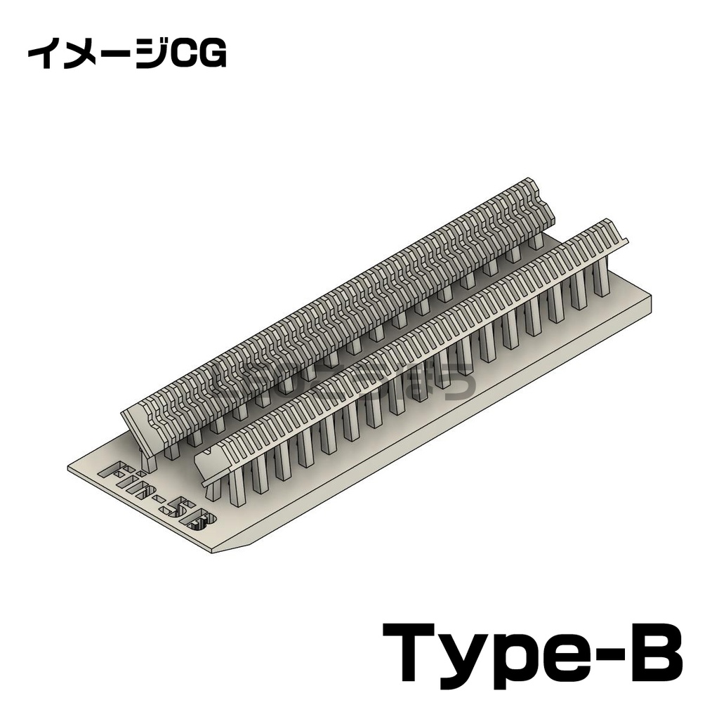 放熱フィン4種類セット 3Dプリンタ出力品