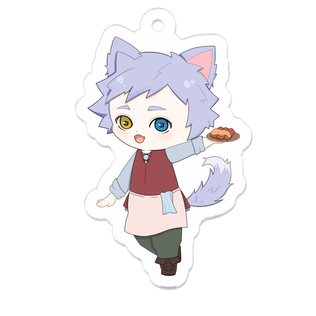 食処-キャラクターアクキー-