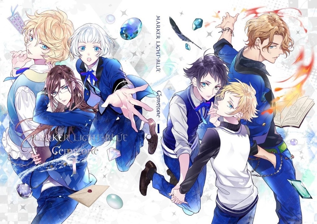 MARKER LIGHT-BLUE  Gemstone