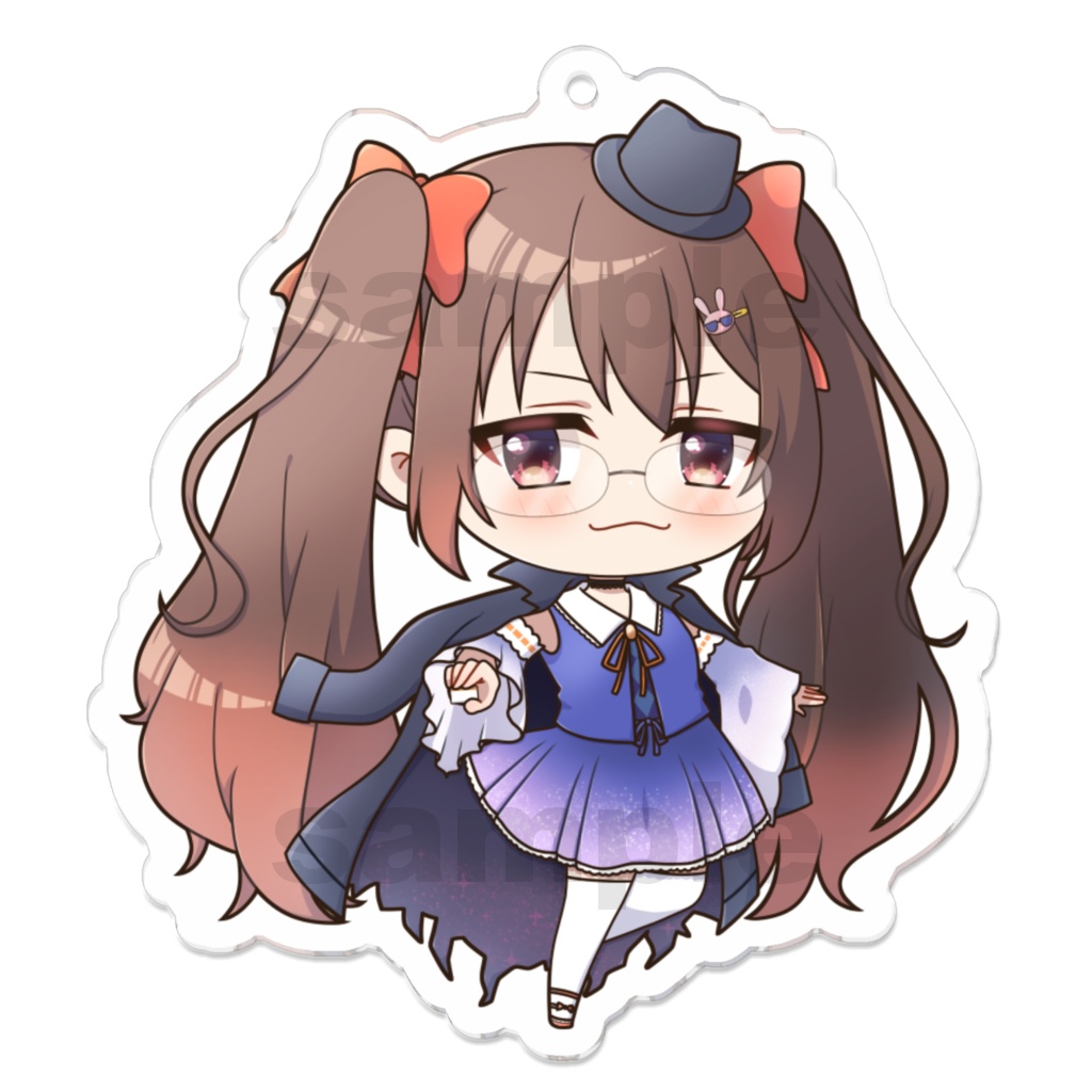 鴨神にゅう　アクリルキーホルダー