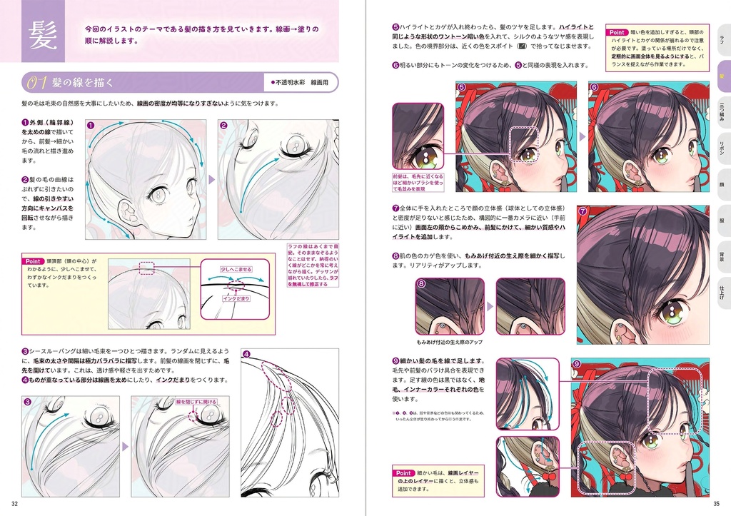 【電子版】おしゃれな髪の描き方 illustrated by チェリ子(絵伝 -KAIDEN- vol.5)