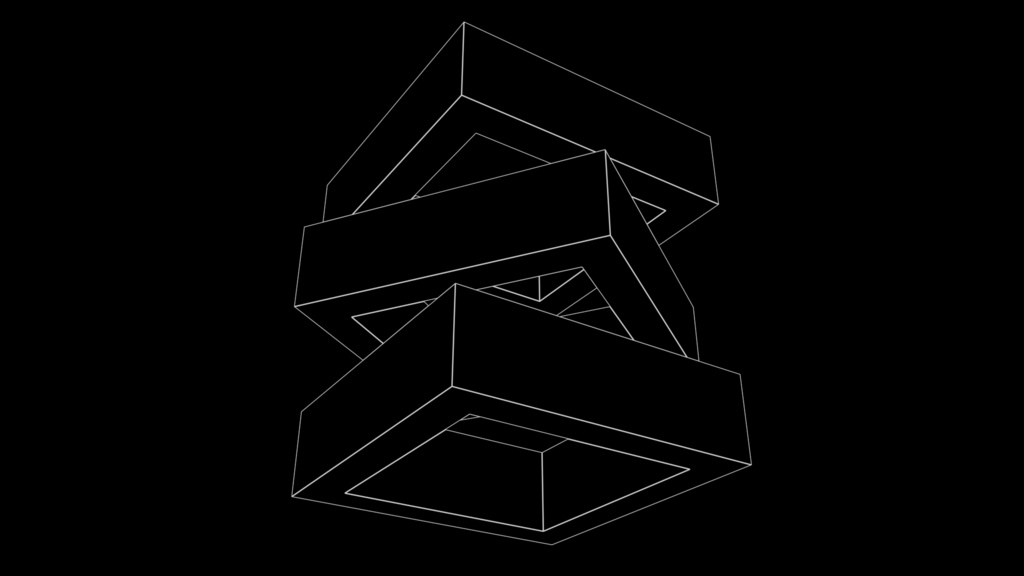 【VJ loop】【5個入り】ワイヤーフレーム_vol.1