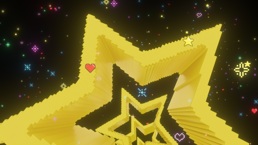 【VJ_Footage】【LOOP】PIXEL_VJ.vol1　5個入り