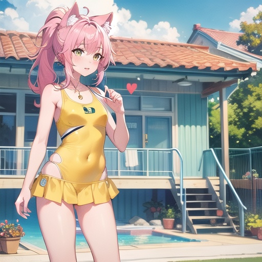 ねこたんパック1 (プール編)