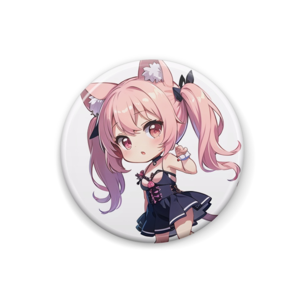 缶バッジ(ねこすず)