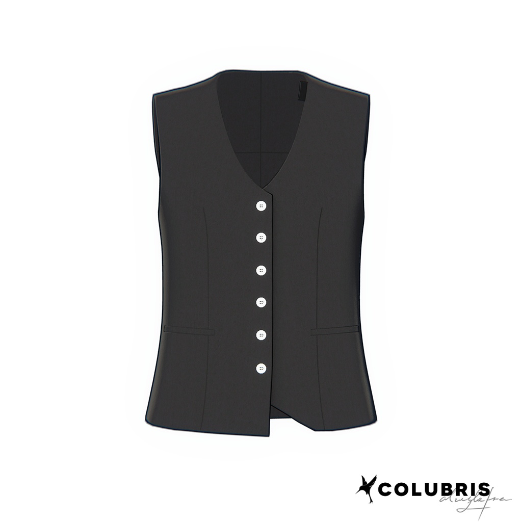 Top -「Low-Cut Fitted Vest」For Grus/Lapwing/Helvetica