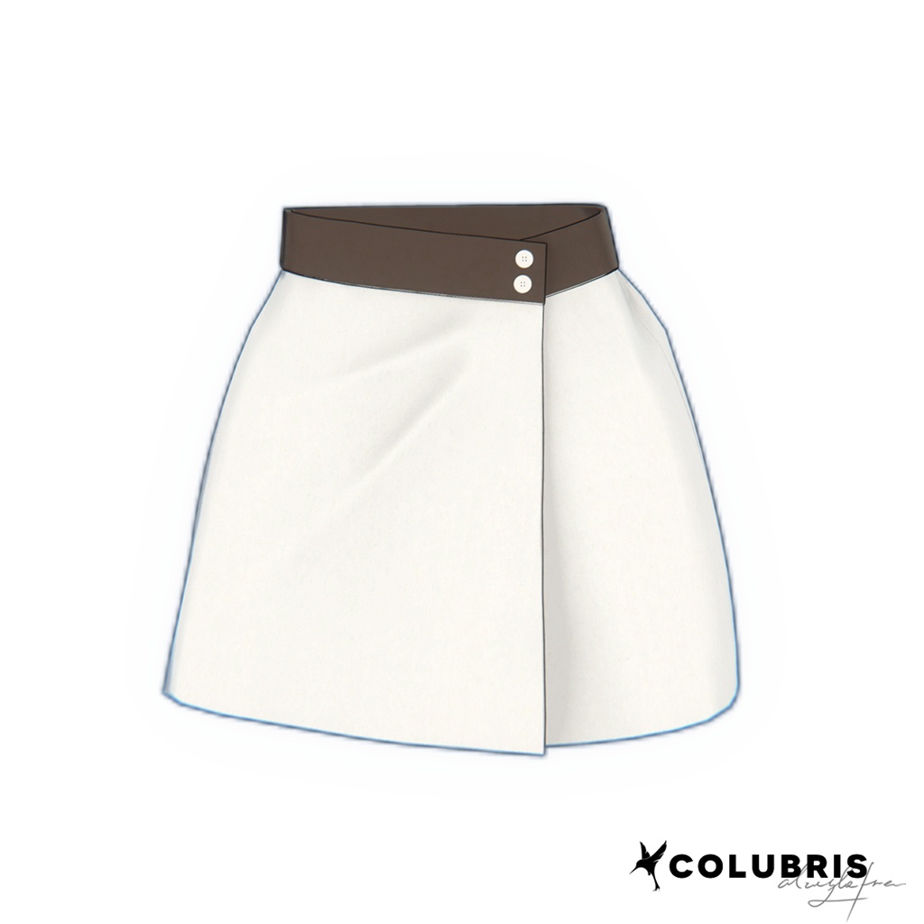 Bottom -「Wrapped Mini Cargo Skirt」For Grus/Lapwing/Helvetica/Lowtus