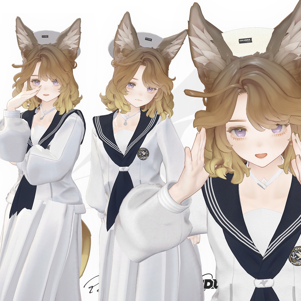 ⬛⬜PolarisXDollyDoll -「Noir Academy」for 8 Avatars