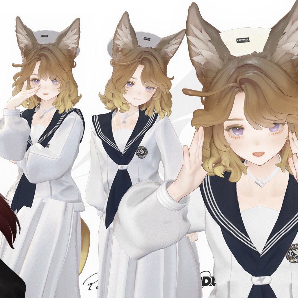 ⬛⬜PolarisXDollyDoll -「Noir Academy」for 9 Avatars