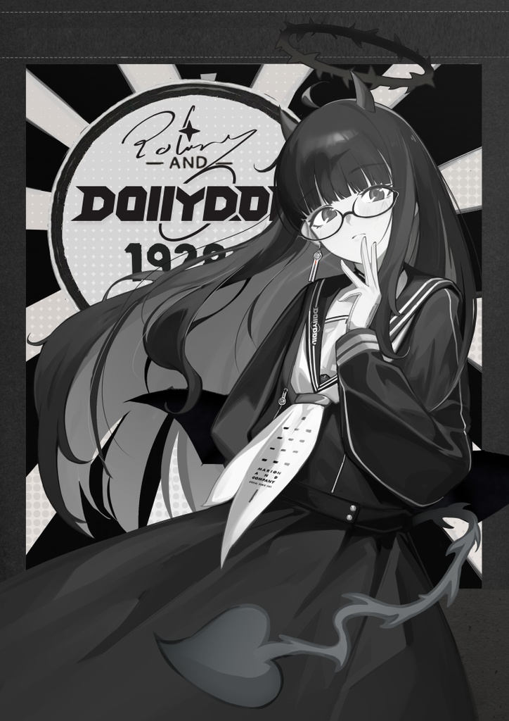 ⬛⬜PolarisXDollyDoll -「Noir Academy」for 8 Avatars