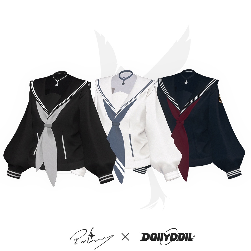 ⬛⬜PolarisXDollyDoll -「Noir Academy」for 8 Avatars