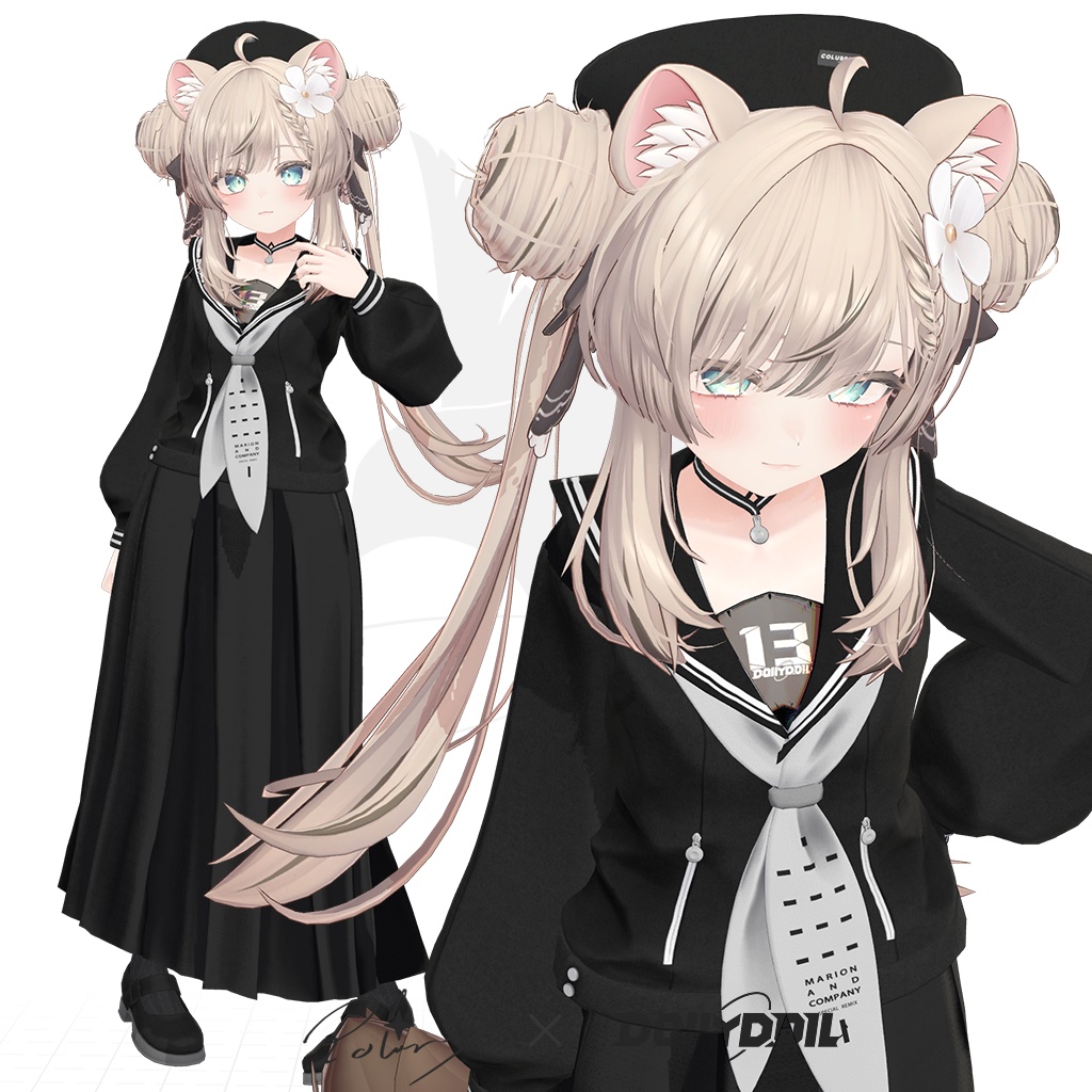 ⬛⬜PolarisXDollyDoll -「Noir Academy」for 8 Avatars