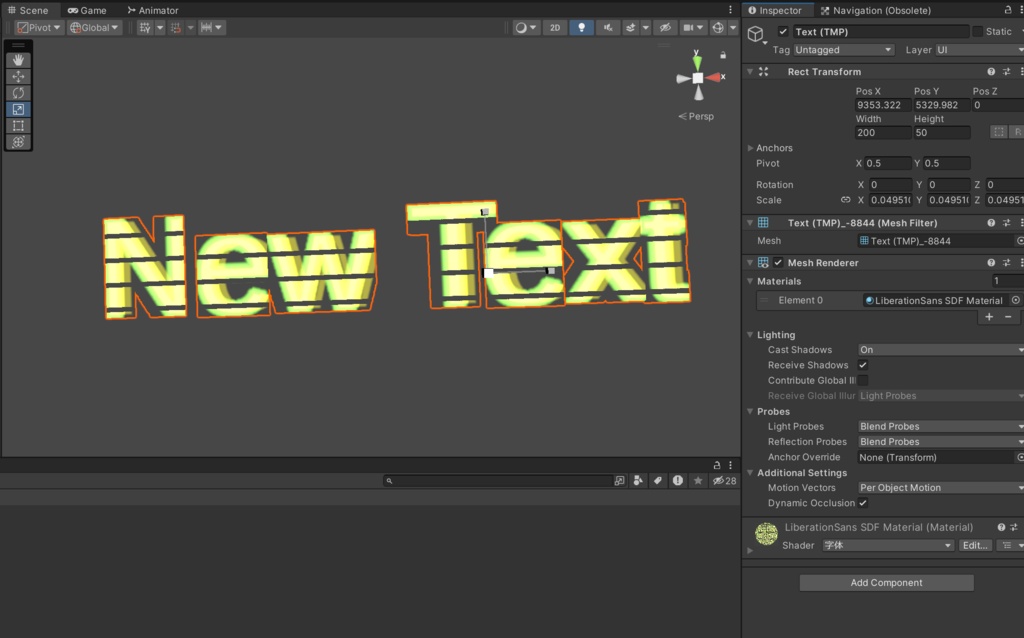 【Unity Editor Tool】TMP to Static Mesh Tool