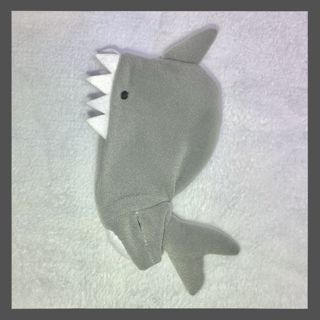 【ぬい服】サメ着ぐるみ