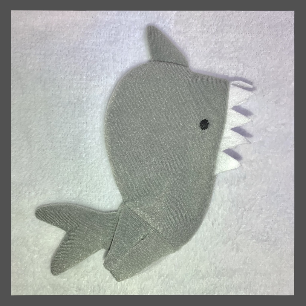 【ぬい服】サメ着ぐるみ