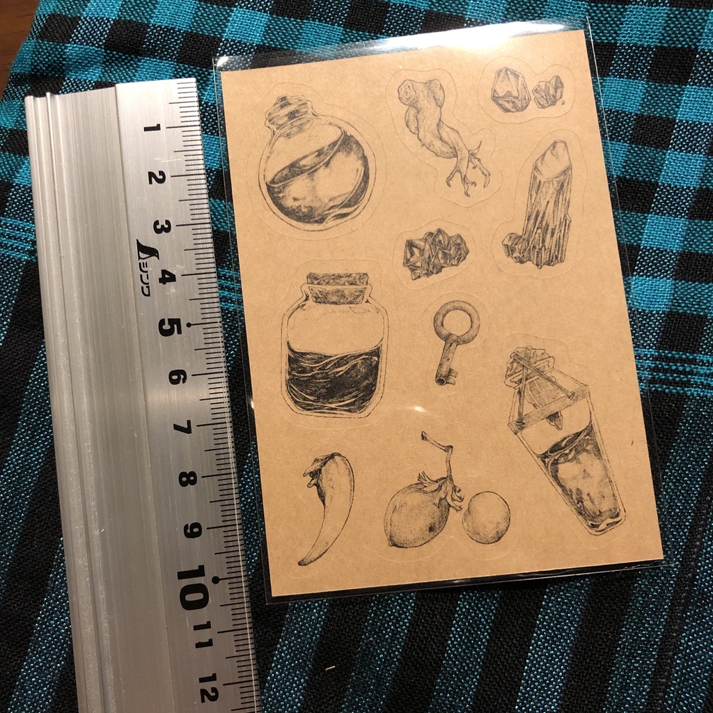 ミニペン画シール