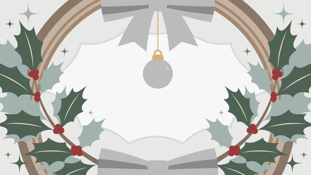 【無料】汎用背景素材【冬/クリスマス向け】