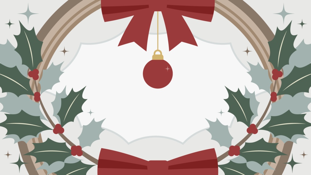 【無料】汎用背景素材【冬/クリスマス向け】