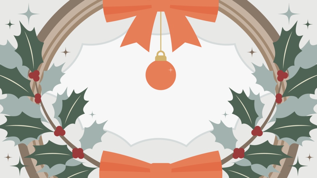 【無料】汎用背景素材【冬/クリスマス向け】