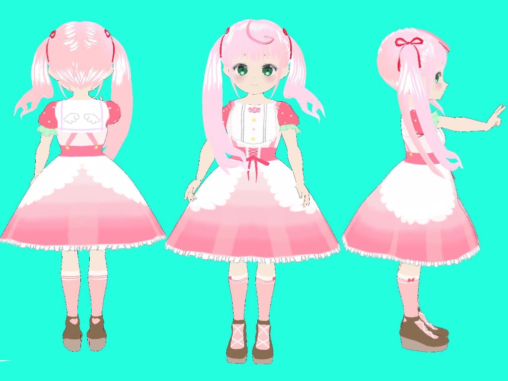 オリジナル3Dモデル⁂きゃらめーら⁂【VRoid製】