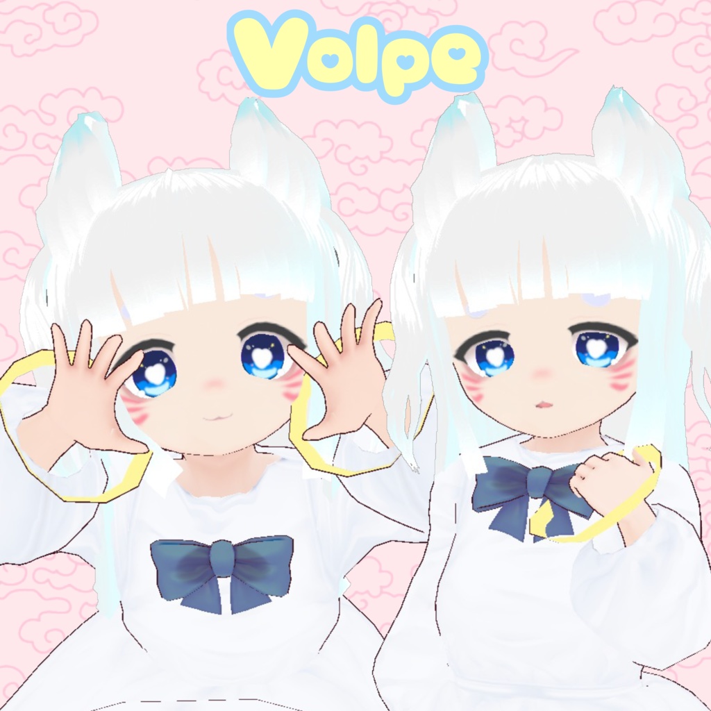 オリジナル3Dモデル⛩Volpe(ヴォルペ)⛩【VRoid製】Christmas⁽クリスマス⁾ ver.追加!