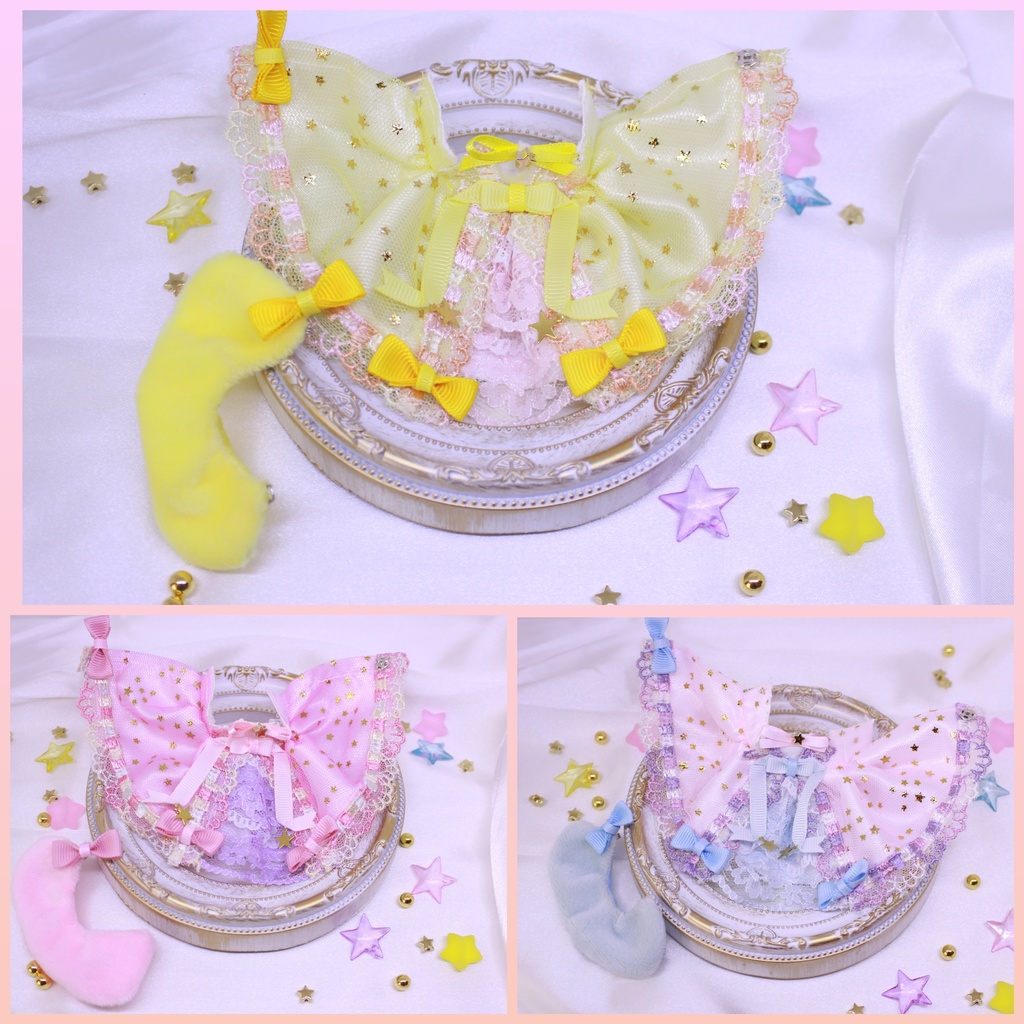 【オビツ11】星屑ドレス+ケープセット