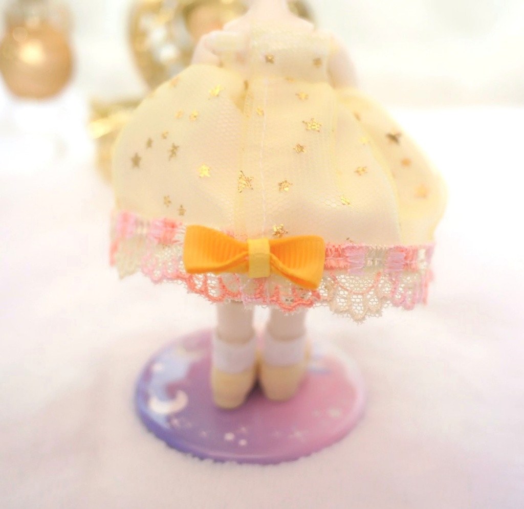 【オビツ11】星屑ドレス+ケープセット