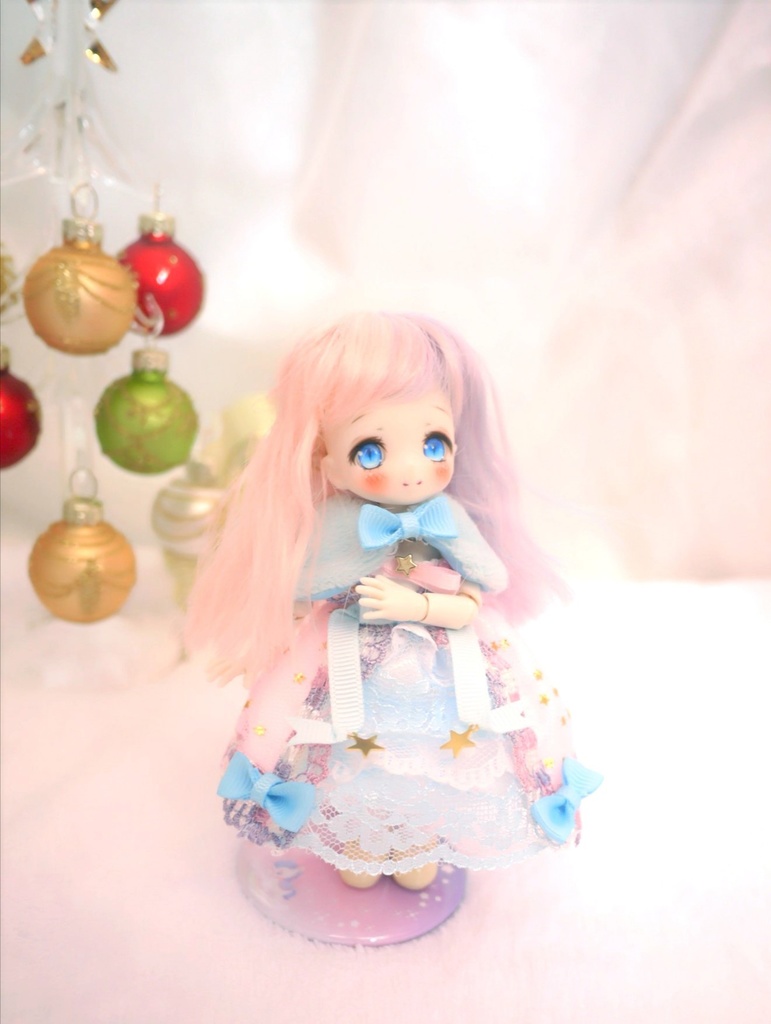 【オビツ11】星屑ドレス+ケープセット