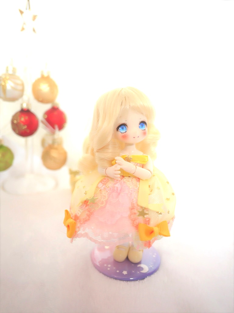 【オビツ11】星屑ドレス+ケープセット