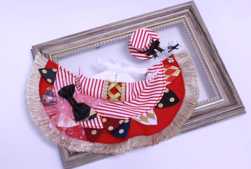 【オビツ11】〈サーカス〉団長少女のホルターネックワンピース(セット)