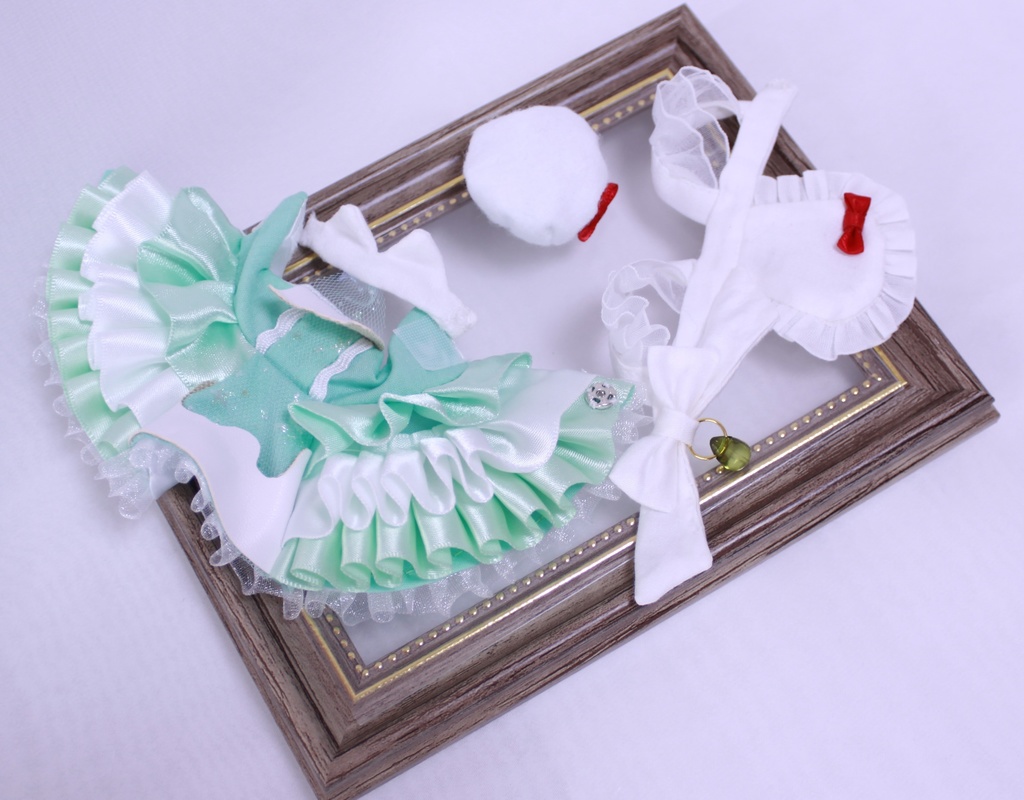 【オビツ11】クリームソーダドレスセット