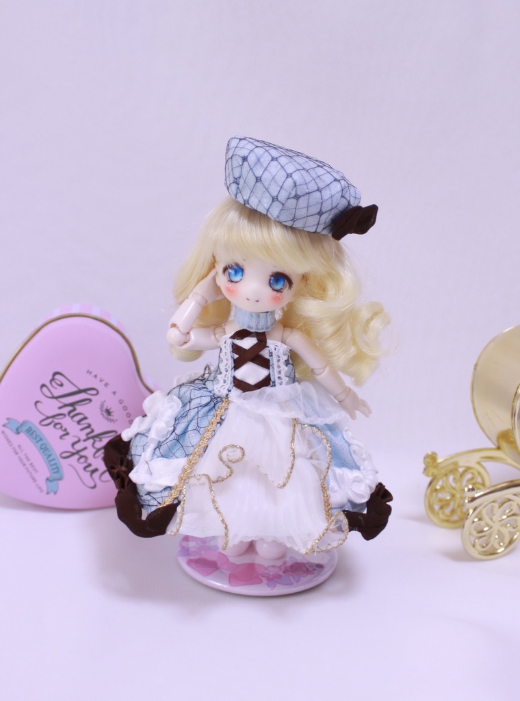 【受注】アリストショコラドレス【オビツ11】