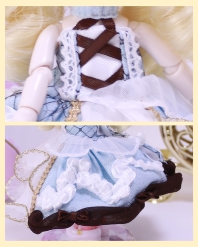 【受注】アリストショコラドレス【オビツ11】