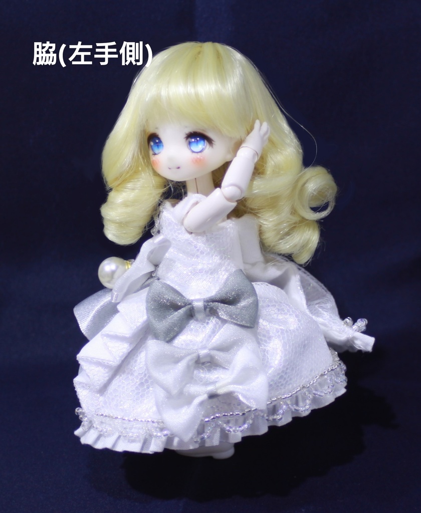 白銀のオーロラドレス