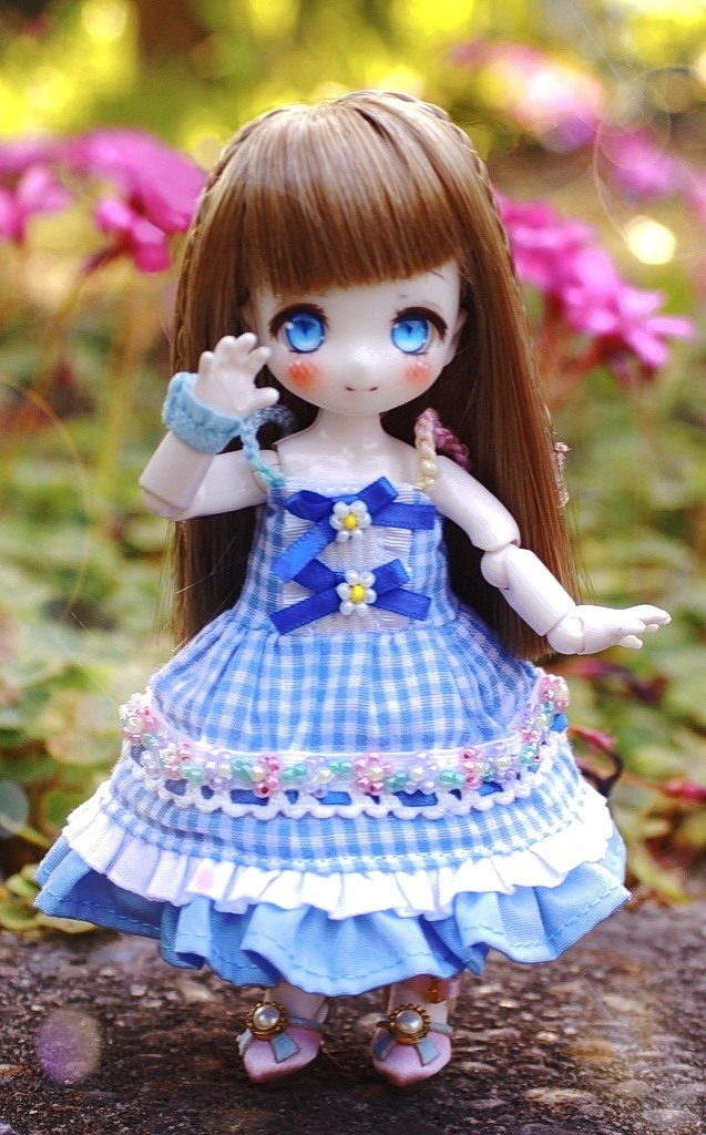 【オビツ11】初夏の庭園ワンピース