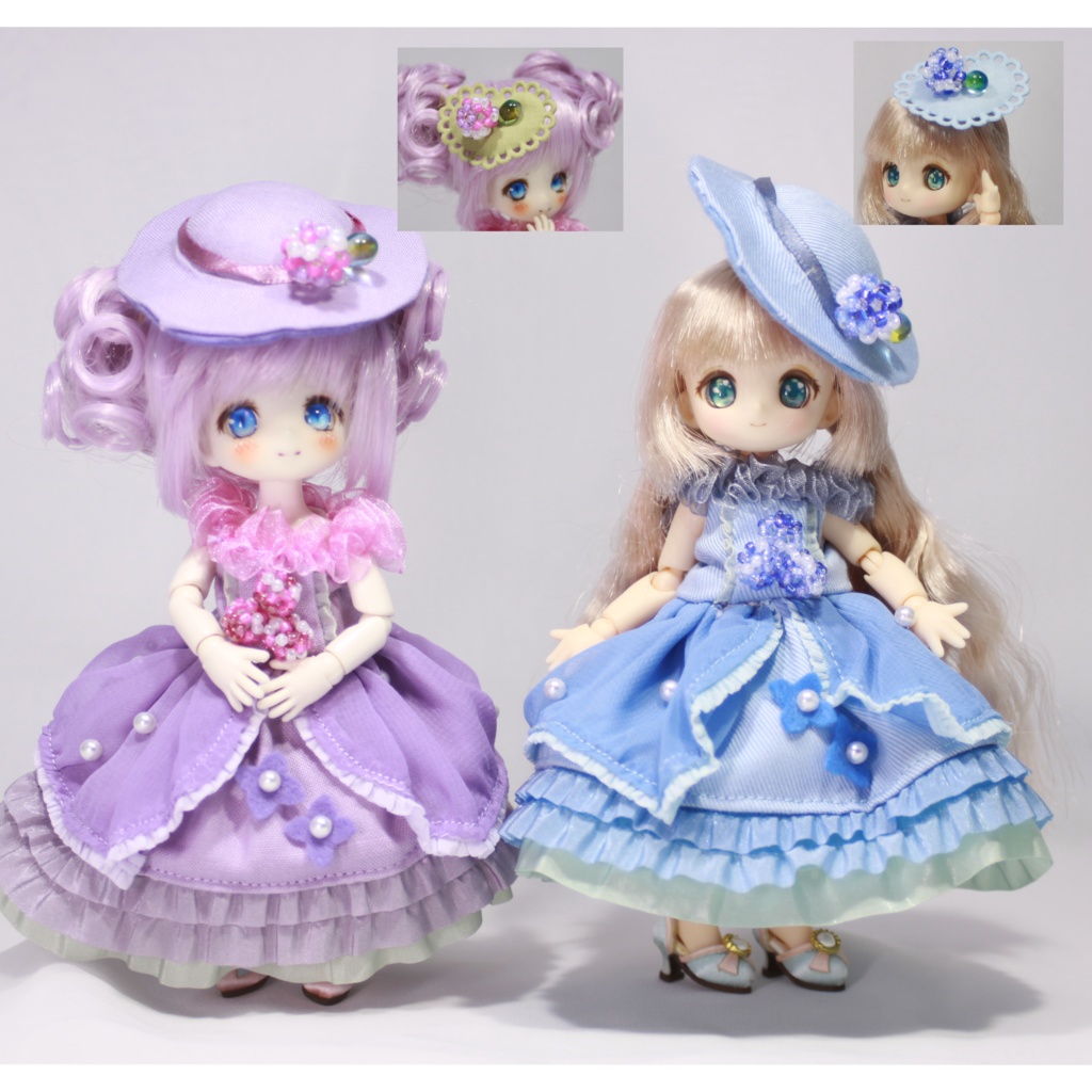 【オビツ11】紫陽花ドレス