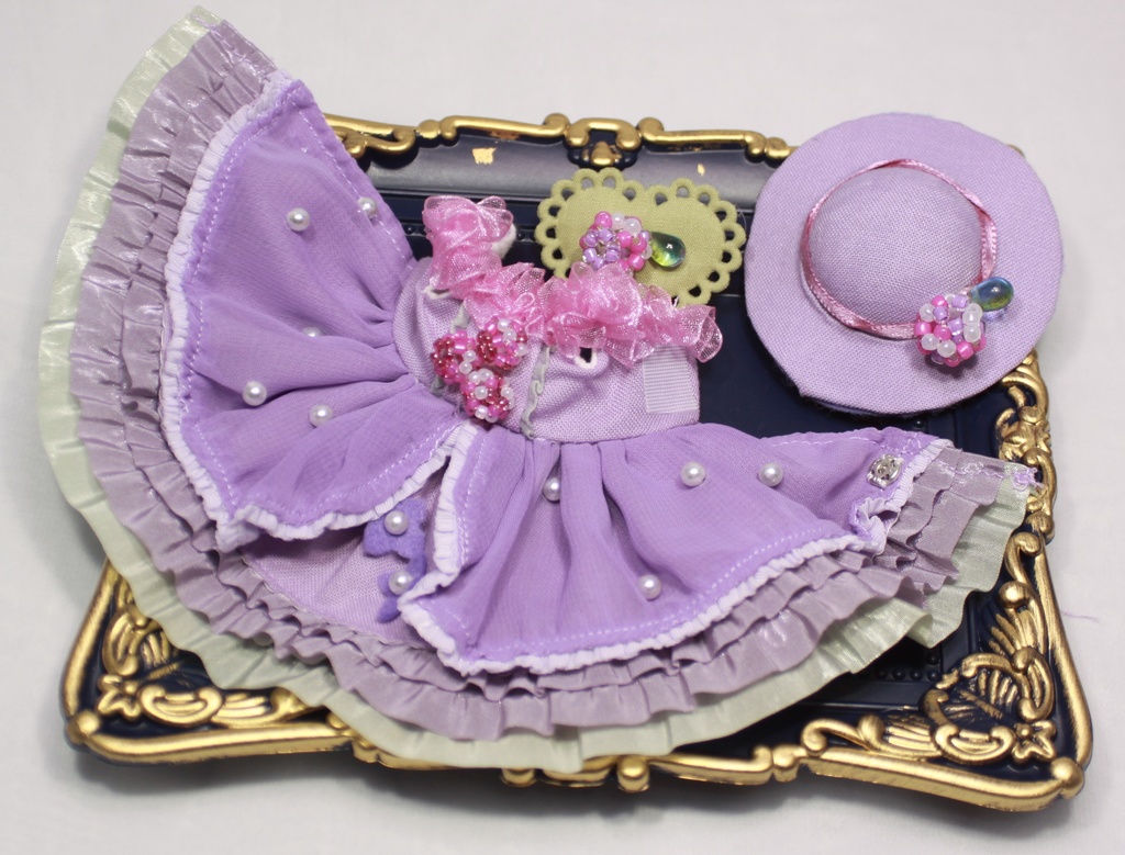 一時休止【オビツ11】紫陽花ドレス