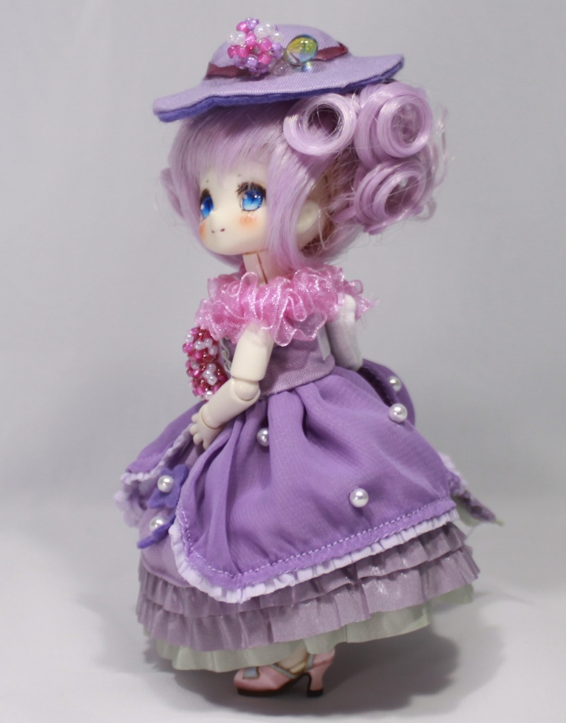 一時休止【オビツ11】紫陽花ドレス