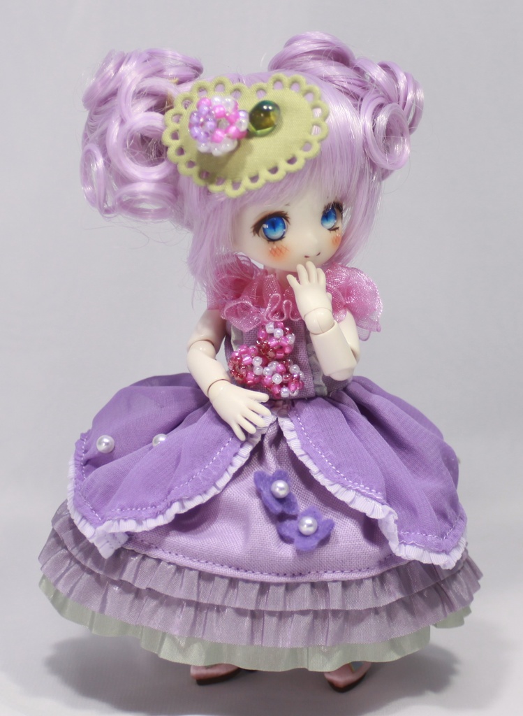 一時休止【オビツ11】紫陽花ドレス